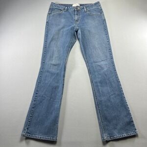 Levi Strauss Signature Bootcut Jeans Women 10 Blue Denim Cotton Stretch Low Rise
